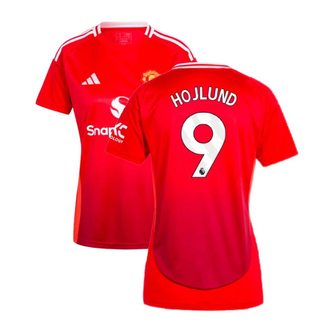 2024-2025 Man Utd Home Shirt (Womens) (Hojlund 9) — Buy Now