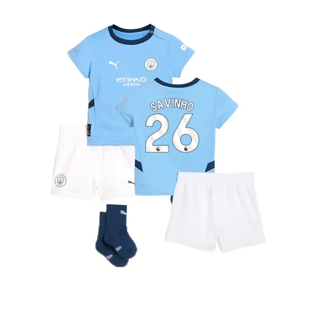 2024-2025 Man City Home Baby Kit (Savinho 26) — Shop Now