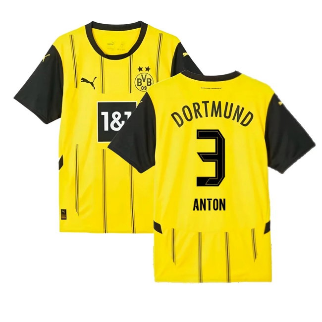 2024-2025 Borussia Dortmund Home Shirt (Anton 3) — Shop Now