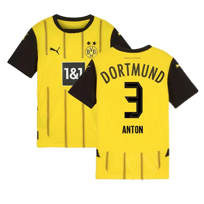 2024-2025 Borussia Dortmund Home Shirt (Kids) (Anton 3) — Shop Now