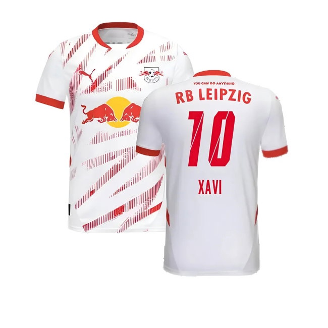 2024-2025 Red Bull Leipzig Home Shirt (Xavi 10) — Shop Now