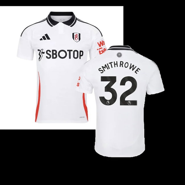 2024-2025 Fulham Home Shirt (Smith Rowe 32) — Shop Online