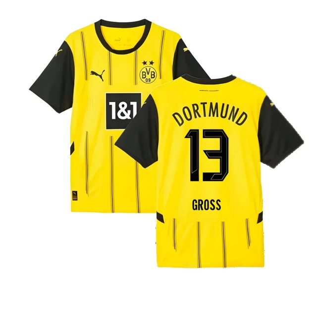 2024-2025 Borussia Dortmund Home Shirt (Gross 13) — Shop Now