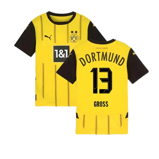 2024-2025 Borussia Dortmund Home Shirt (Kids) (Gross 13) — Shop Online
