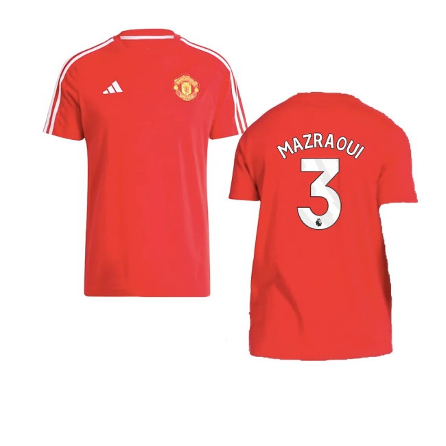 2024-2025 Man Utd DNA Tee (Red) (Mazraoui 3) — Shop Online