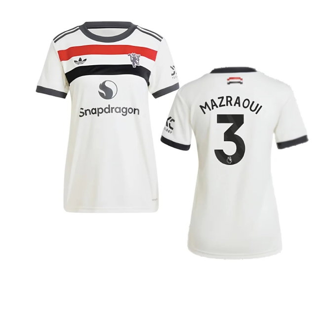 2024-2025 Man Utd Third Shirt (Womens) (Mazraoui 3) — Shop Now
