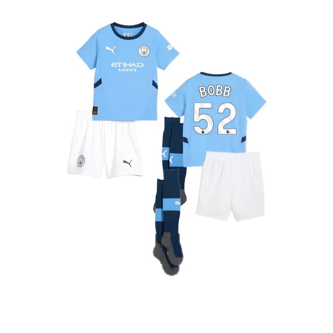 2024-2025 Man City Home Mini Kit (Bobb 52) — Buy Now