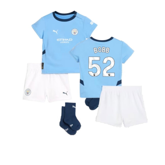 2024-2025 Man City Home Baby Kit (Bobb 52) — Buy Online