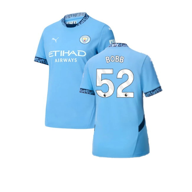 2024-2025 Man City Home Shirt (Womens) (Bobb 52) — Buy Online