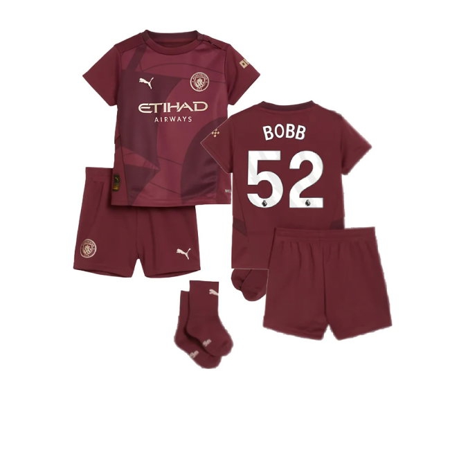 2024-2025 Man City Third Baby Kit (Bobb 52) — Buy Now