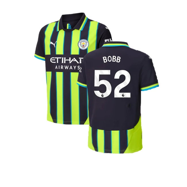 2024-2025 Man City Away Shirt (Kids) (Bobb 52) — Shop Now