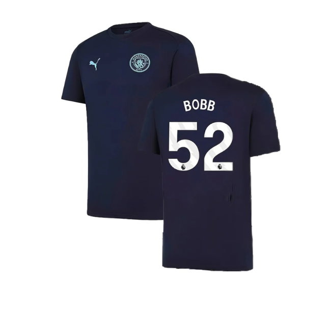 2024-2025 Man City Training Shirt (Inky Blue) - Kids (Bobb 52) — Buy Online