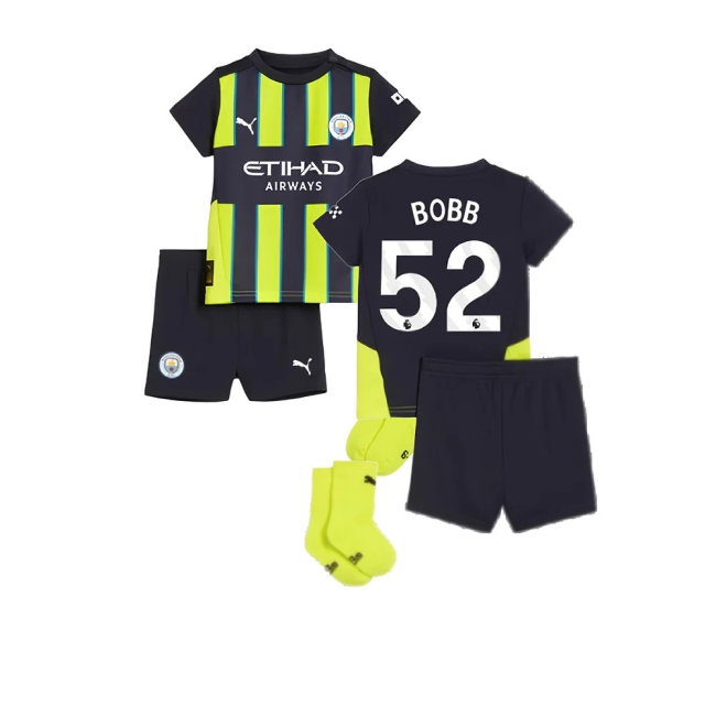 2024-2025 Man City Away Baby Kit (Bobb 52) — Buy Now