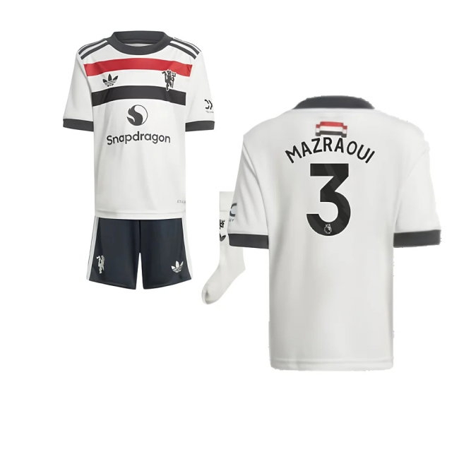 2024-2025 Man Utd Third Mini Kit (Mazraoui 3) — Buy Now