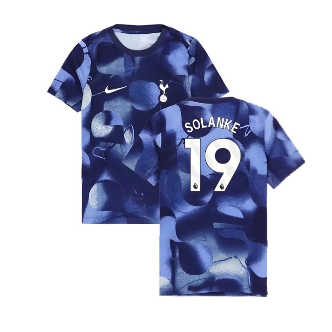 2024-2025 Tottenham Hotspur Dri-FIT Match Shirt (Blue) - Kids (Solanke 19) — Buy Now