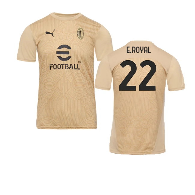 2024-2025 AC Milan Pre-Match Shirt (Putty) (E.Royal 22) — Shop Now