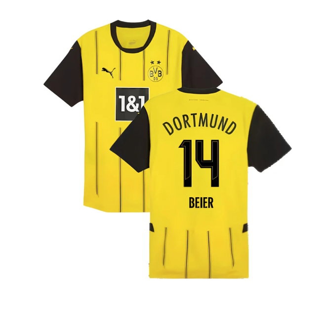 2024-2025 Borussia Dortmund Player Version Home Shirt (Beier 14) — Shop Now