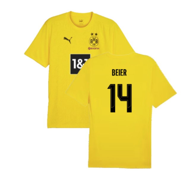 2024-2025 Borussia Dortmund Training Shirt (Yellow) (Beier 14) — Buy Now