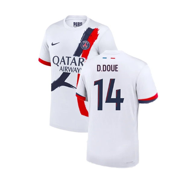2024-2025 PSG Away Player Version Dri-ADV Shirt (D.Doue 14) — Buy Now