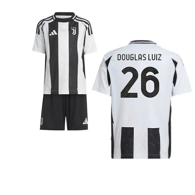 2024-2025 Juventus Home Mini Kit (Douglas Luiz 26) — Buy Now
