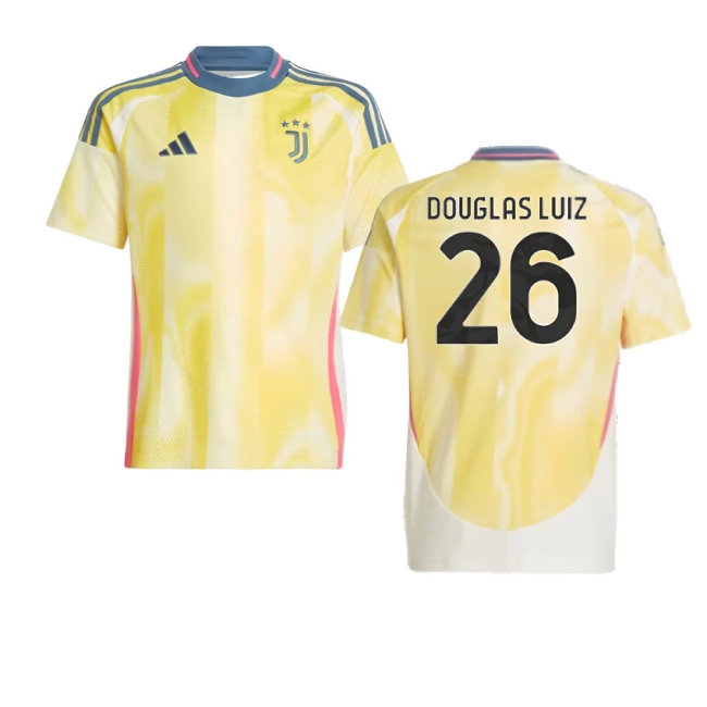 2024-2025 Juventus Away Shirt (Kids) (Douglas Luiz 26) — Buy Online