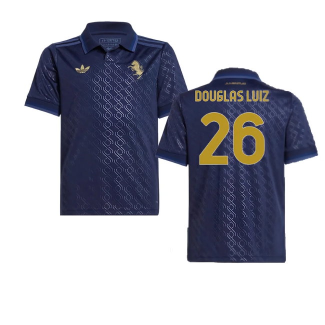 2024-2025 Juventus Third Shirt (Kids) (Douglas Luiz 26) — Buy Online
