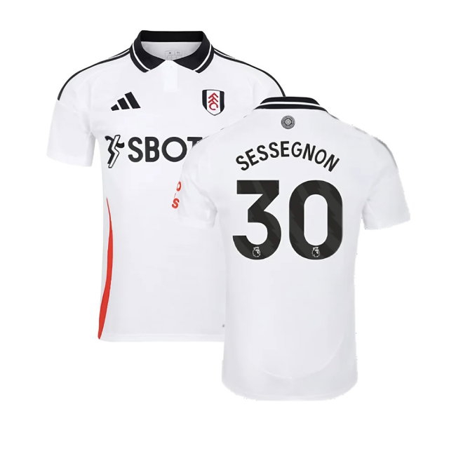 2024-2025 Fulham Home Shirt (Sessegnon 30) — Shop Online