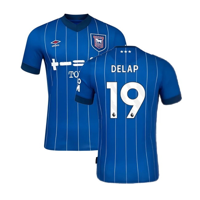2024-2025 Ipswich Town Home Shirt (Delap 19) — Buy Online