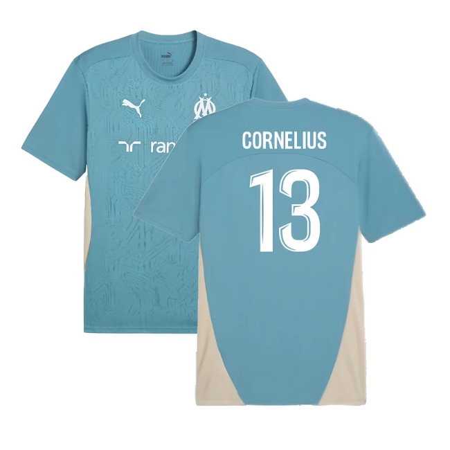 2024-2025 Marseille Training Shirt (Bold Blue) (Cornelius 13) — Shop Online