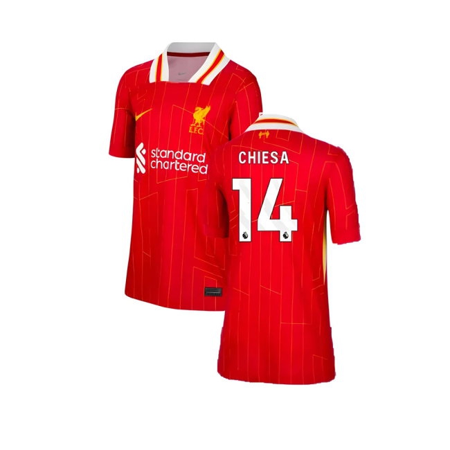 2024-2025 Liverpool Home Shirt (Kids) (Chiesa 14) — Shop Online