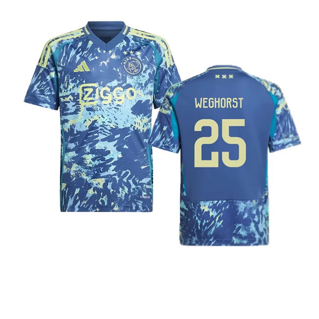 2024-2025 Ajax Away Shirt (Kids) (Weghorst 25) — Shop Online