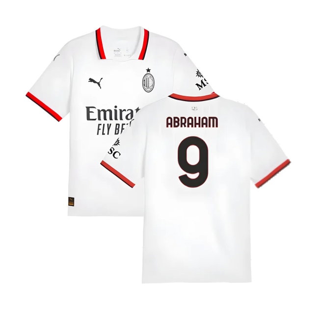 2024-2025 AC Milan Away Shirt (Abraham 9) — Buy Now