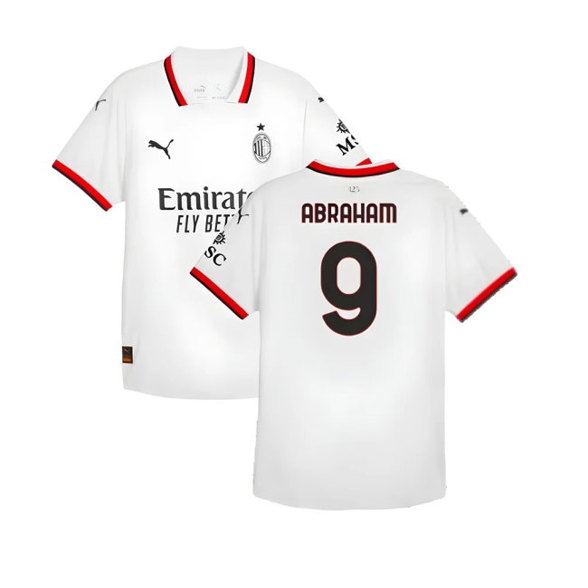 2024-2025 AC Milan Away Player Version Shirt (Abraham 9) — Shop Online