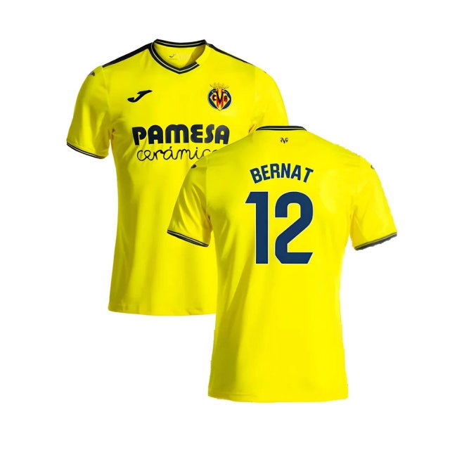 2024-2025 Villarreal Home Shirt (Bernat 12) — Shop Online