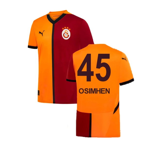2024-2025 Galatasaray Home Shirt (Osimhen 45) — Shop Online
