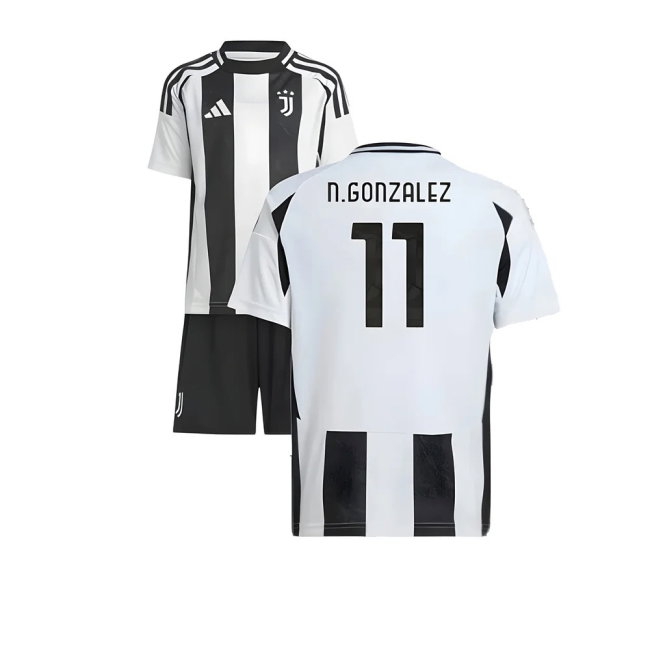 2024-2025 Juventus Home Mini Kit (N.Gonzalez 11) — Shop Now