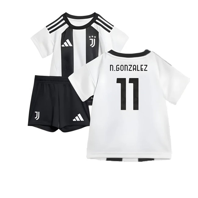 2024-2025 Juventus Home Baby Kit (N.Gonzalez 11) — Shop Online