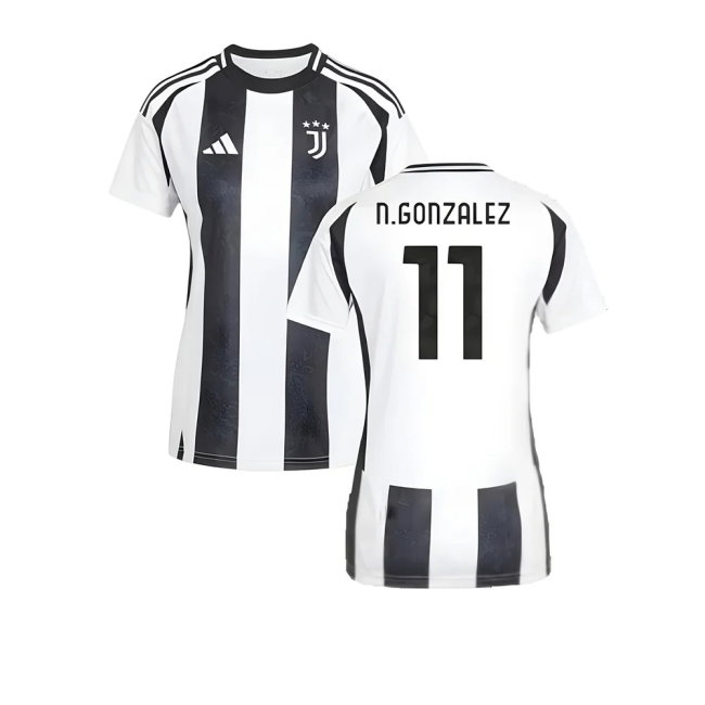 2024-2025 Juventus Home Shirt (Womens) (N.Gonzalez 11) — Buy Now