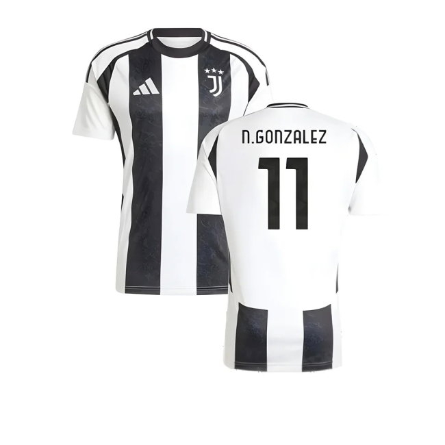 2024-2025 Juventus Home Shirt (N.Gonzalez 11) — Shop Online
