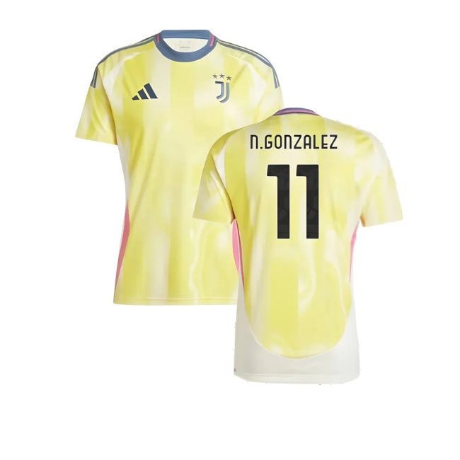 2024-2025 Juventus Away Shirt (N.Gonzalez 11) — Buy Now