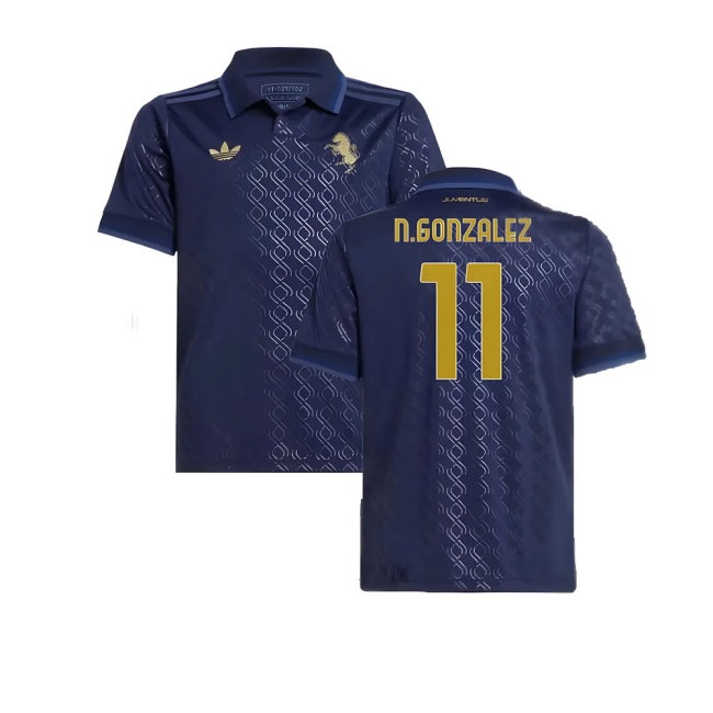 2024-2025 Juventus Third Shirt (Kids) (N.Gonzalez 11) — Buy Online