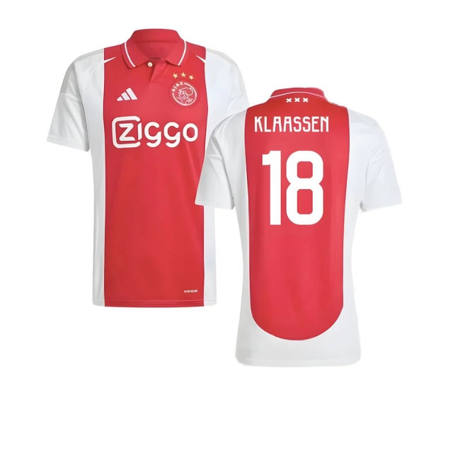 2024-2025 Ajax Home Shirt (Klaassen 18) — Buy Now