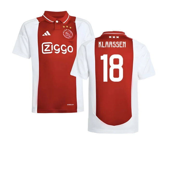 2024-2025 Ajax Home Shirt (Kids) (Klaassen 18) — Buy Online