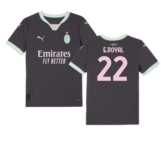 2024-2025 AC Milan Third Shirt (Kids) (E.Royal 22) — Shop Online