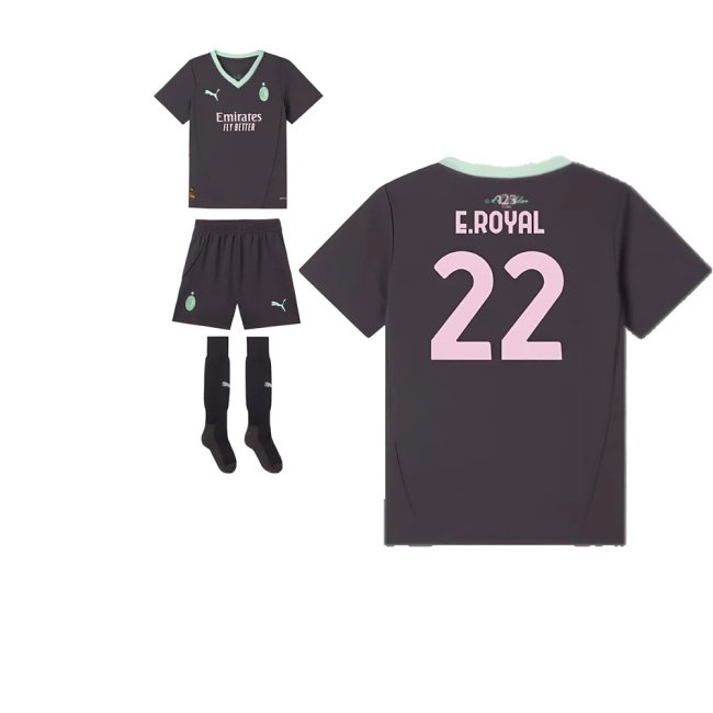 2024-2025 AC Milan Third Mini Kit (E.Royal 22) — Buy Online