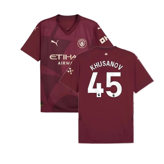 2024-2025 Man City Third Shirt (Khusanov 45) — Shop Now