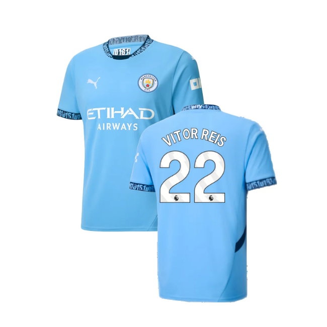 2024-2025 Man City Home Shirt (Vitor Reis 22) — Buy Online