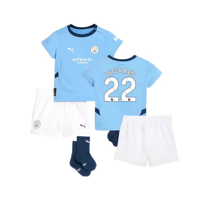 2024-2025 Man City Home Baby Kit (Vitor Reis 22) — Shop Online
