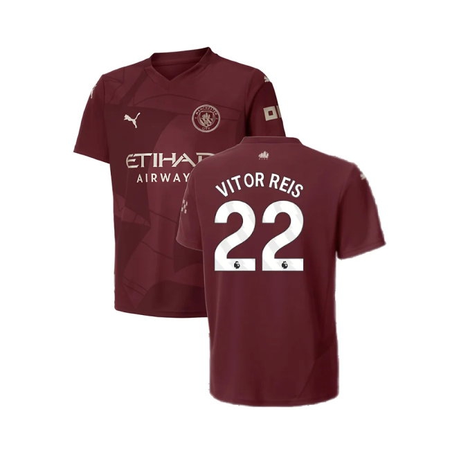 2024-2025 Man City Third Shirt (Kids) (Vitor Reis 22) — Buy Online