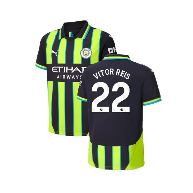 2024-2025 Man City Away Shirt (Kids) (Vitor Reis 22) — Shop Online